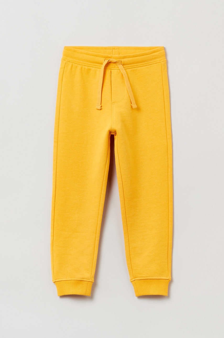 

Детски панталон OVS в оранжево с изчистен дизайн, Оранжев