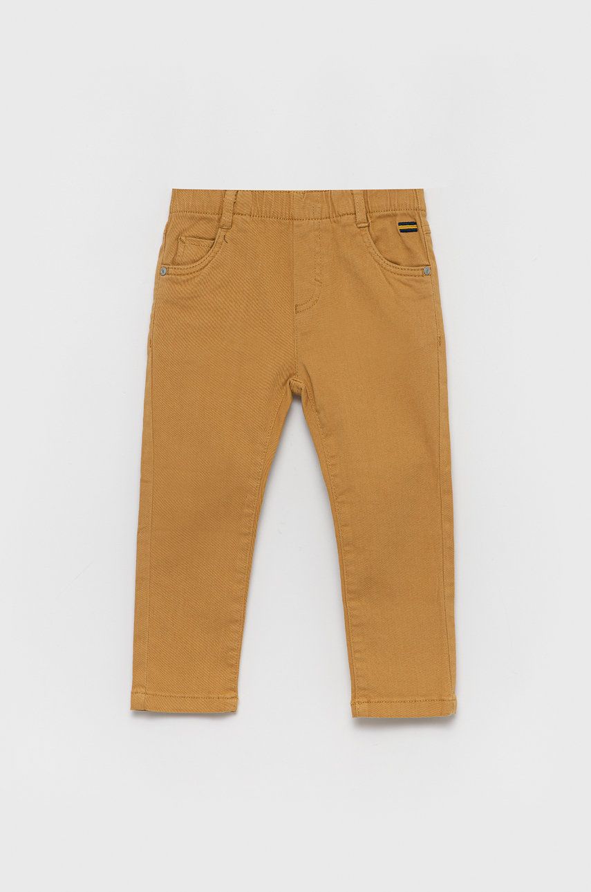 Birba&Trybeyond Pantaloni copii culoarea galben, material neted 2023 ❤️ Pret Super answear imagine noua 2022