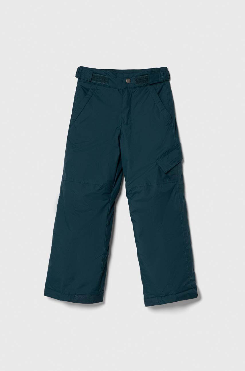 Dětské kalhoty Columbia tyrkysová barva - tyrkysová - Hlavní materiál: 100 % Nylon Výplň: 100 %