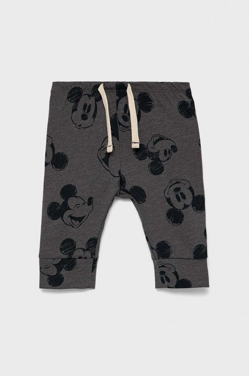 Gap pantaloni copii x disney culoarea gri, modelator