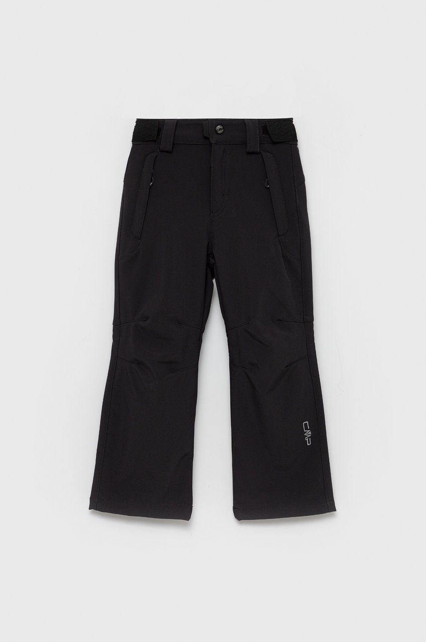 Dětské kalhoty CMP šedá barva - šedá -  Hlavní materiál: 4% Elastan