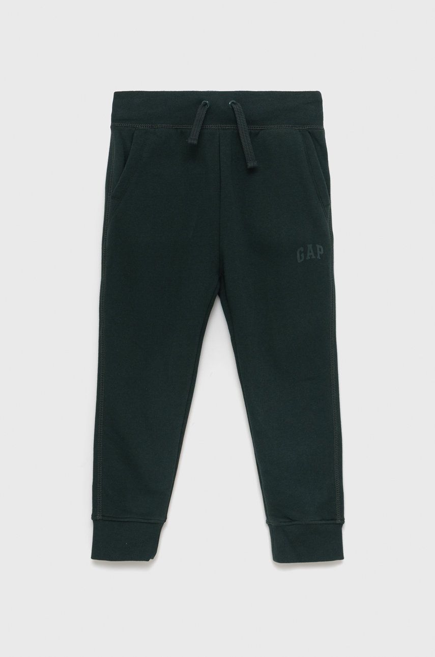 GAP Pantaloni copii culoarea verde, material neted 2023 ❤️ Pret Super answear imagine noua 2022