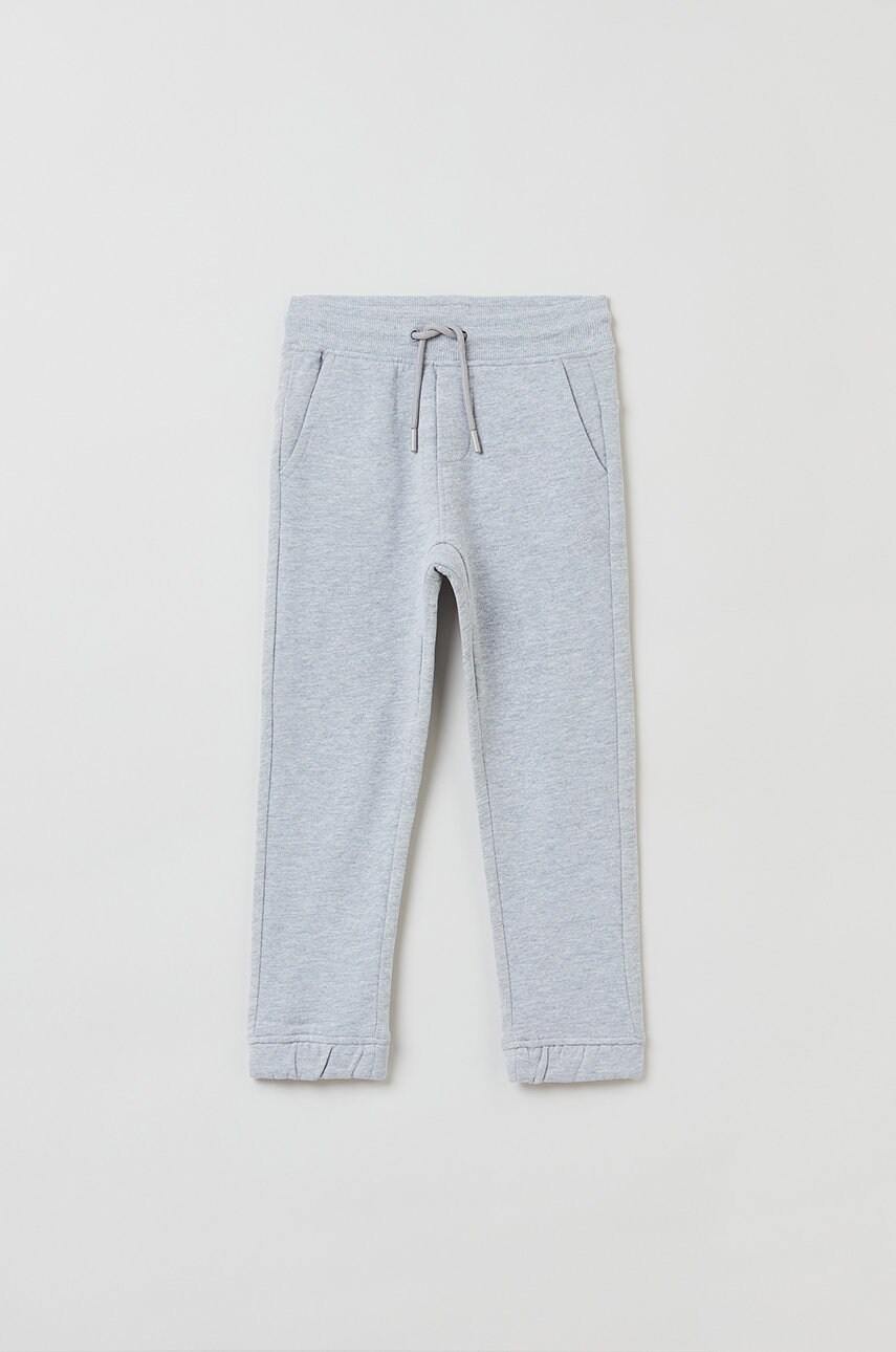 Ovs pantaloni copii culoarea violet, material neted