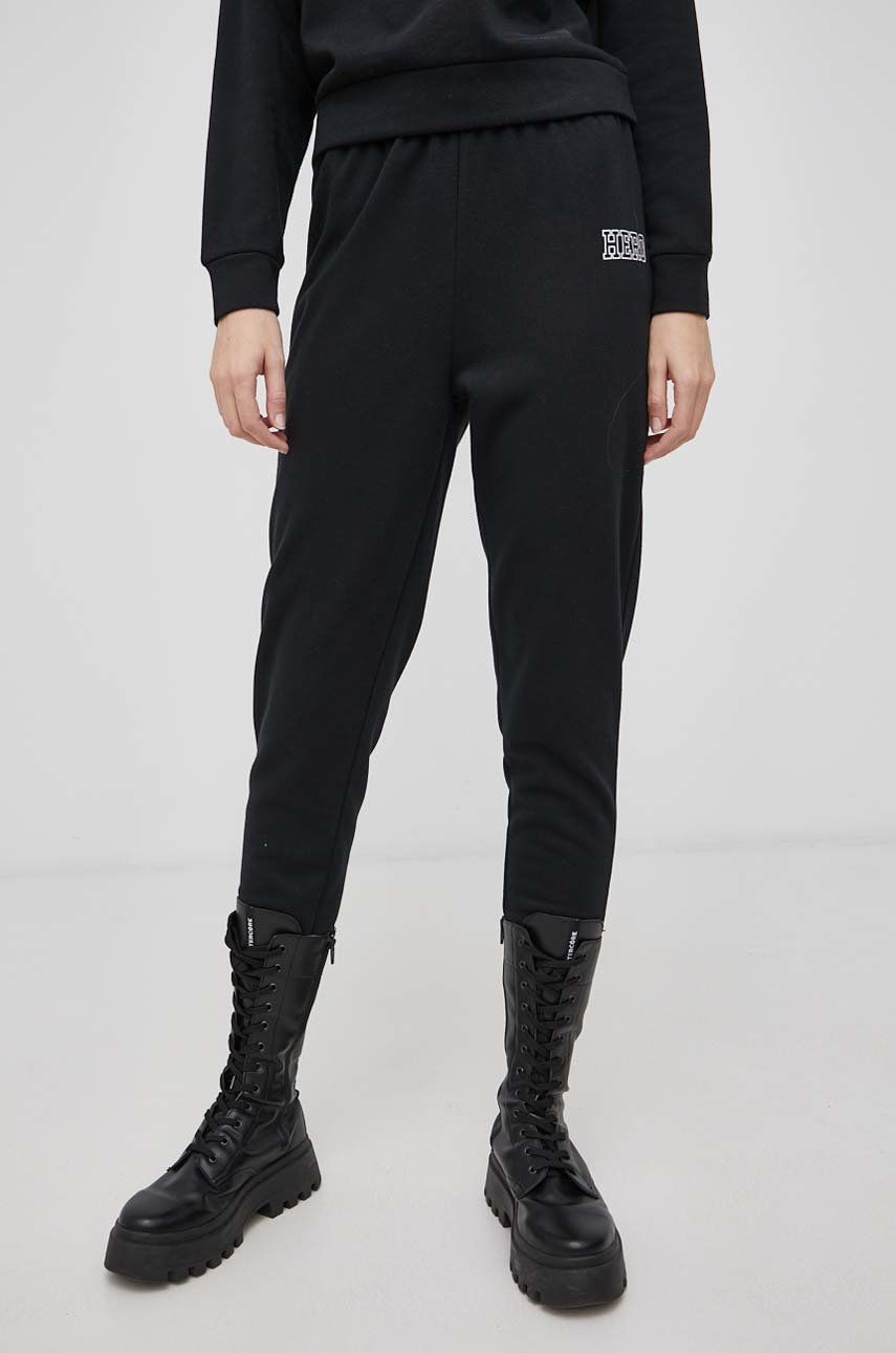 Only Pantaloni femei, culoarea negru, material neted 2023 ❤️ Pret Super answear imagine noua 2022