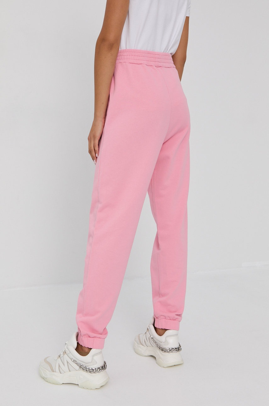 

Брюки Pinko женские цвет розовый