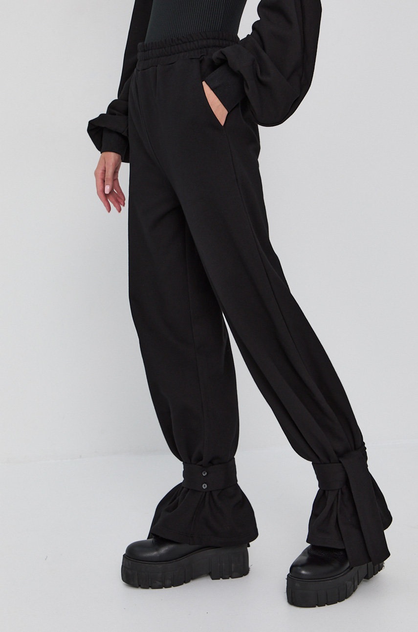 

Панталон Twinset дамски в черно, Черен