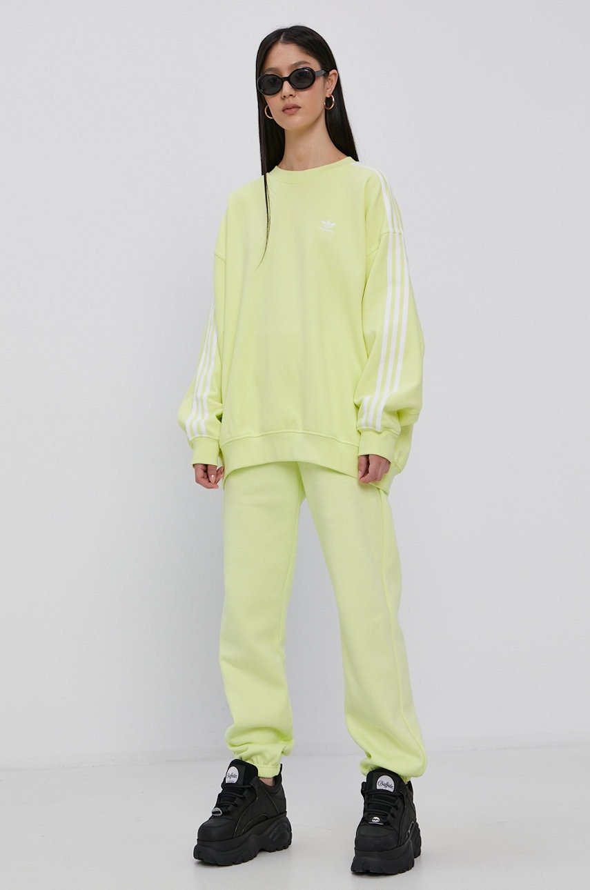 

Штани adidas Originals жіночі гладкі