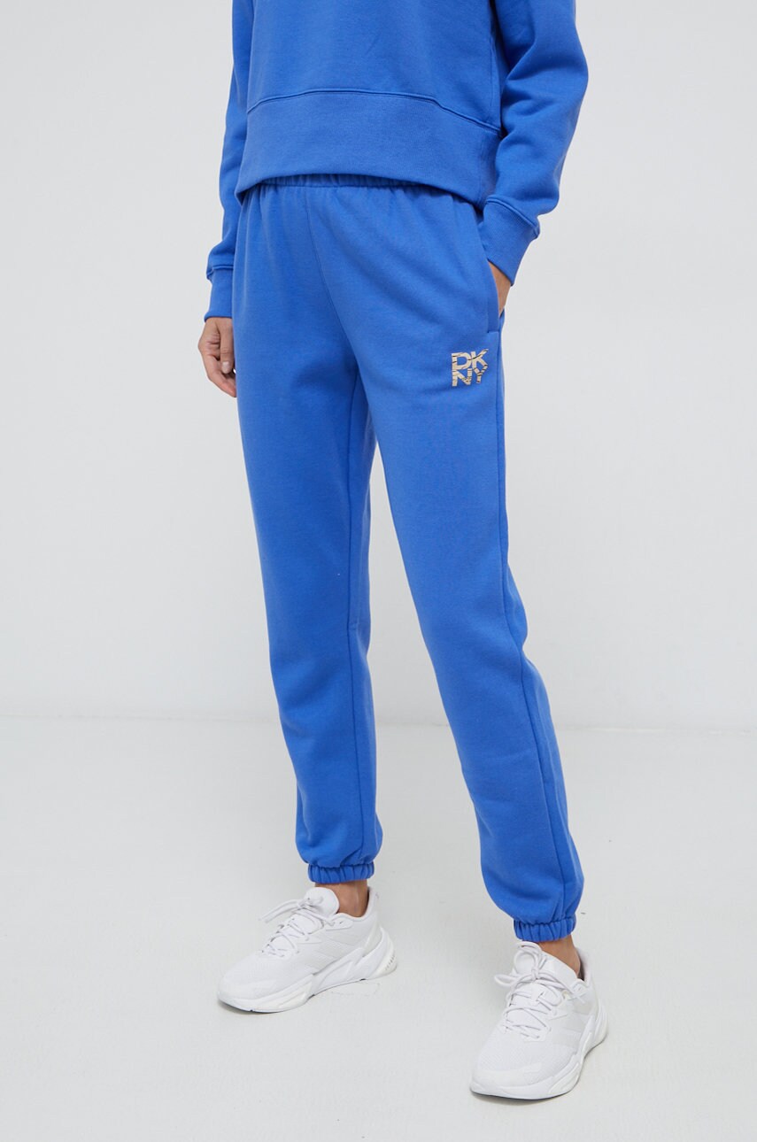 Dkny pantaloni femei, cu imprimeu