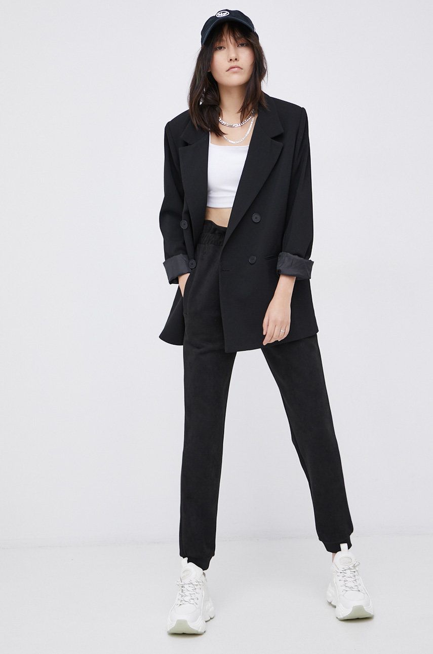 Fila Pantaloni femei, culoarea negru answear.ro imagine 2022 13clothing.ro