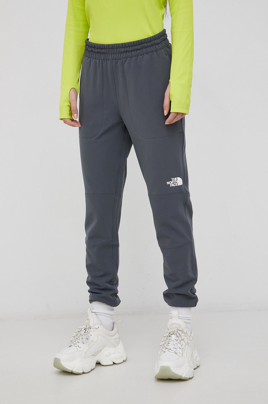 

Брюки The North Face женские цвет серый гладкие