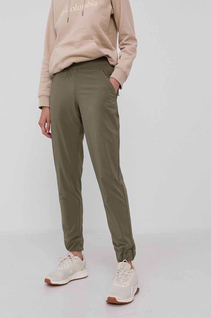 Columbia Pantaloni femei, culoarea bej answear.ro imagine megaplaza.ro