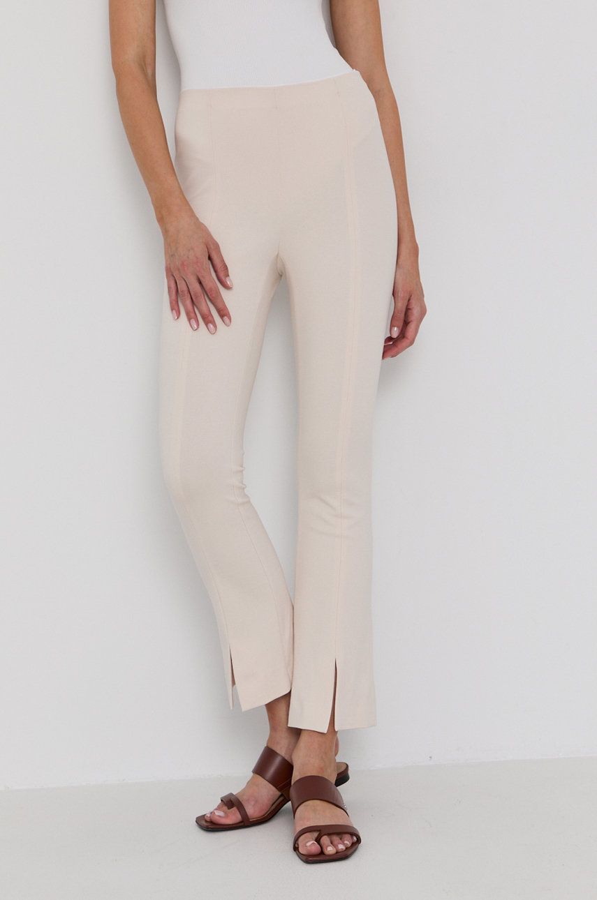 Liviana Conti Pantaloni femei, transparent, mulat, high waist answear.ro imagine megaplaza.ro