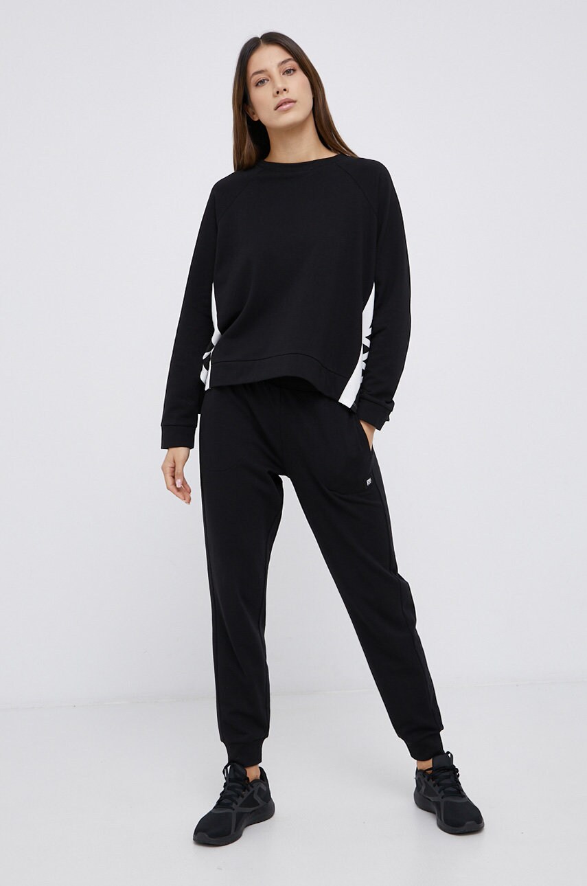 

Брюки Dkny женские цвет чёрный гладкие