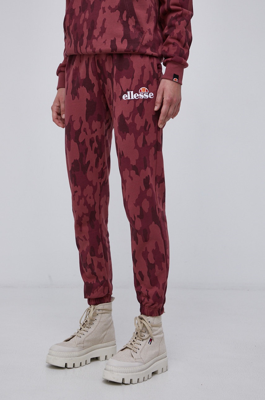 

Брюки Ellesse женские цвет фиолетовый с узором