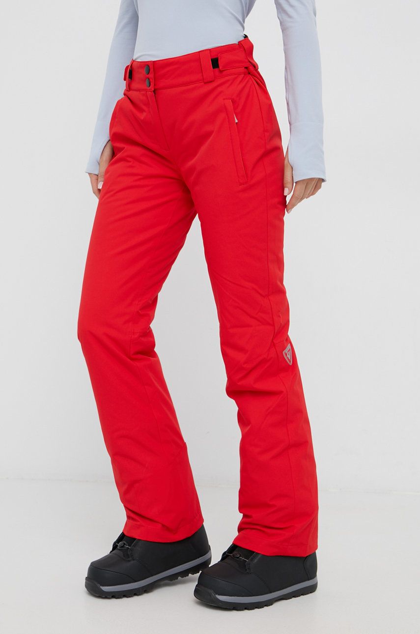 Rossignol Spodnie damskie kolor czerwony