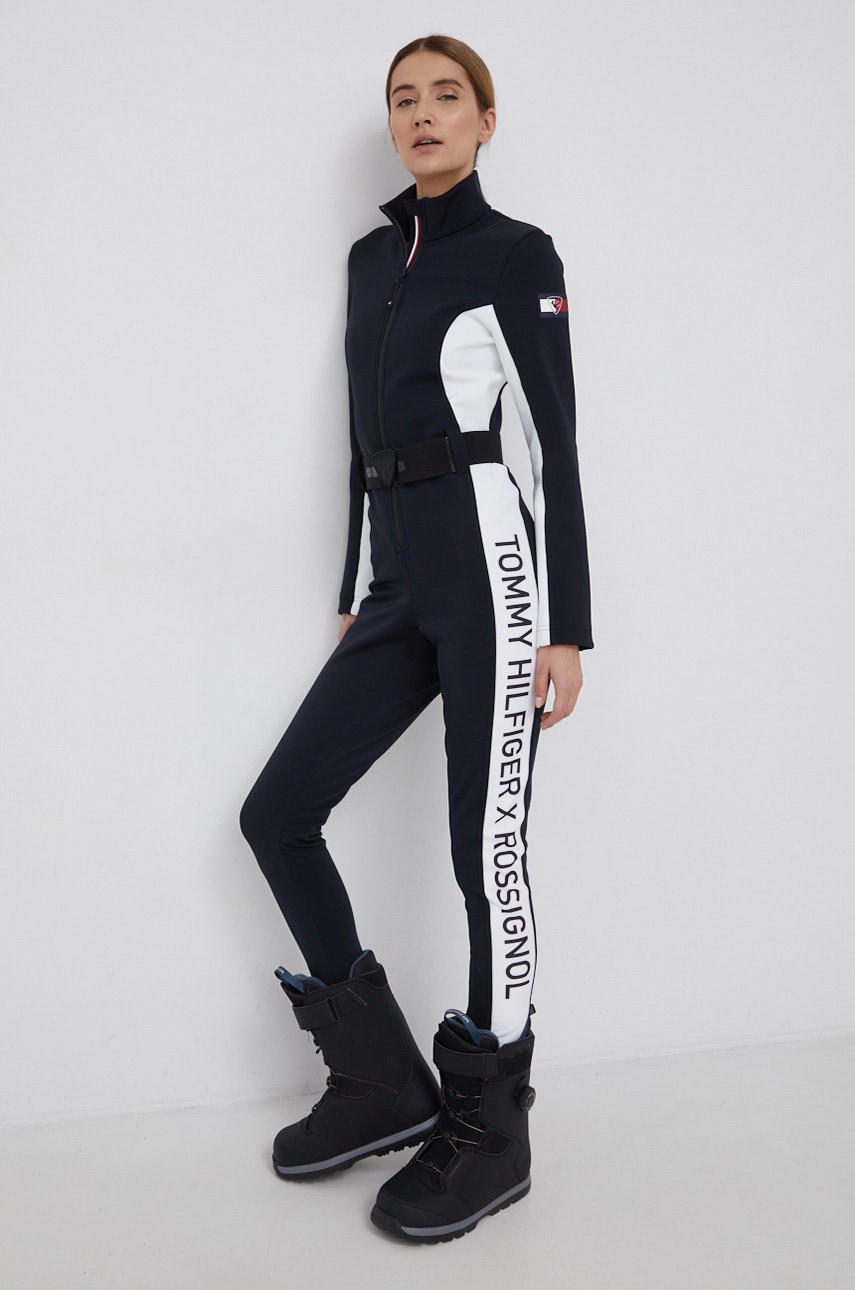 Rossignol Salopetă x Tommy Hilfiger femei, culoarea negru