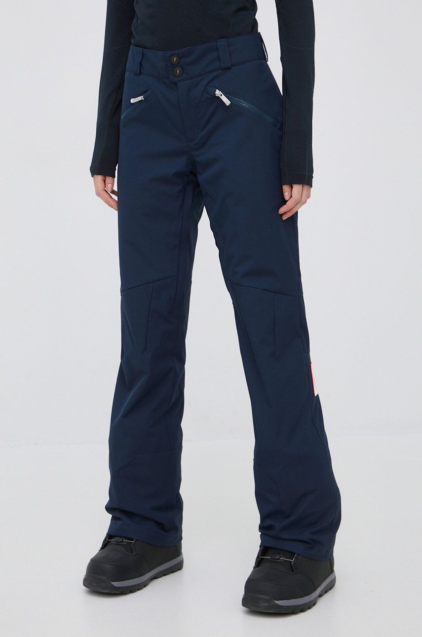 Rossignol pantaloni de schi Relax femei, culoarea albastru marin answear.ro imagine 2022 13clothing.ro