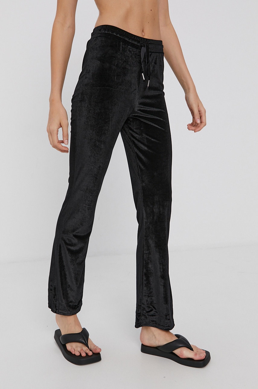 Brave soul pantaloni femei, culoarea negru