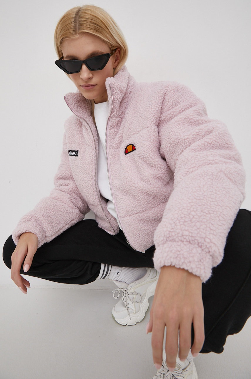 

Штани Ellesse жіночі колір чорний гладкі