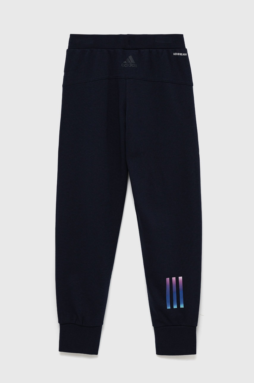 

Дитячі штани adidas Performance H39304 колір синій гладке