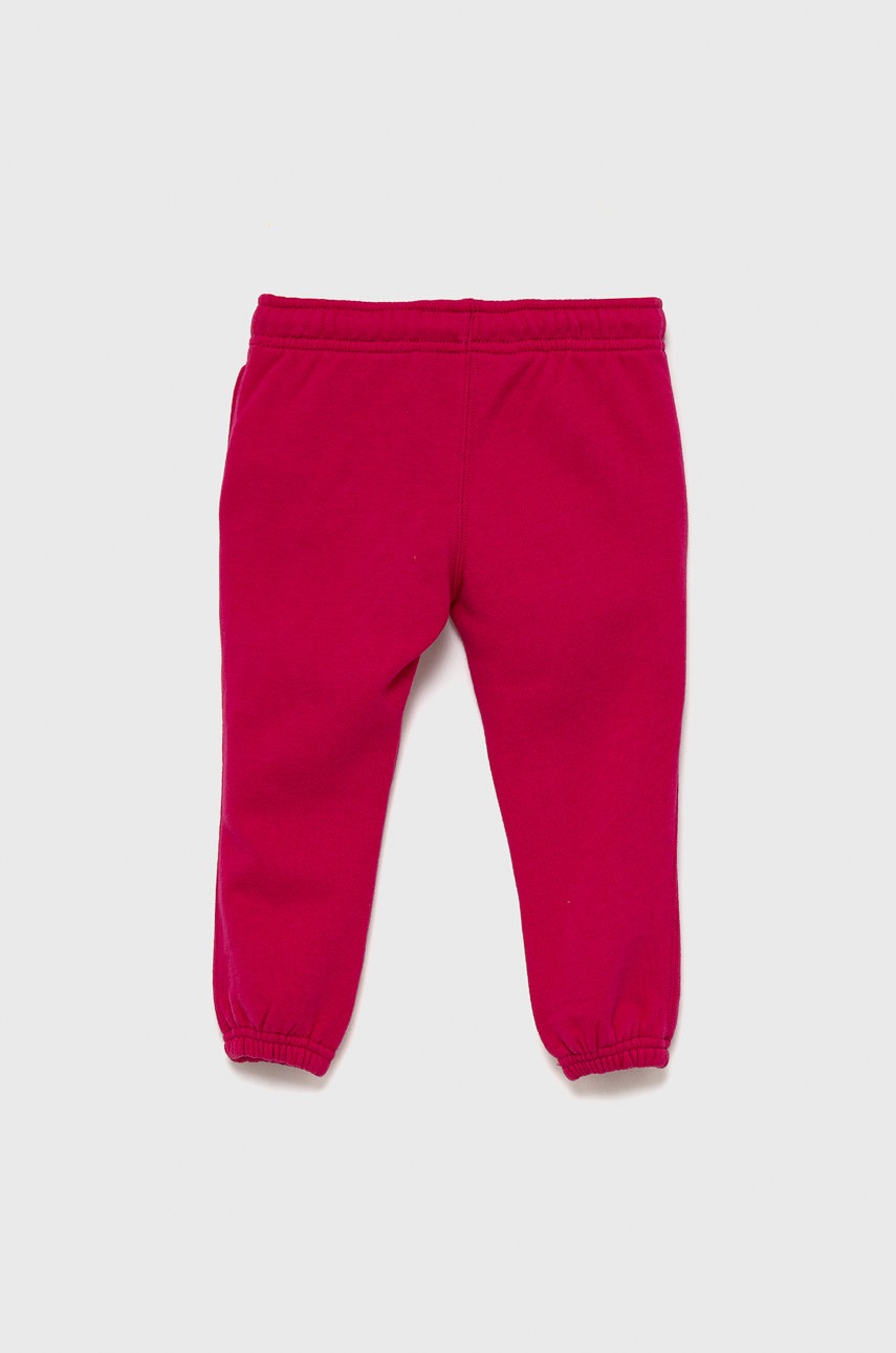 

Детские брюки Polo Ralph Lauren цвет розовый гладкие