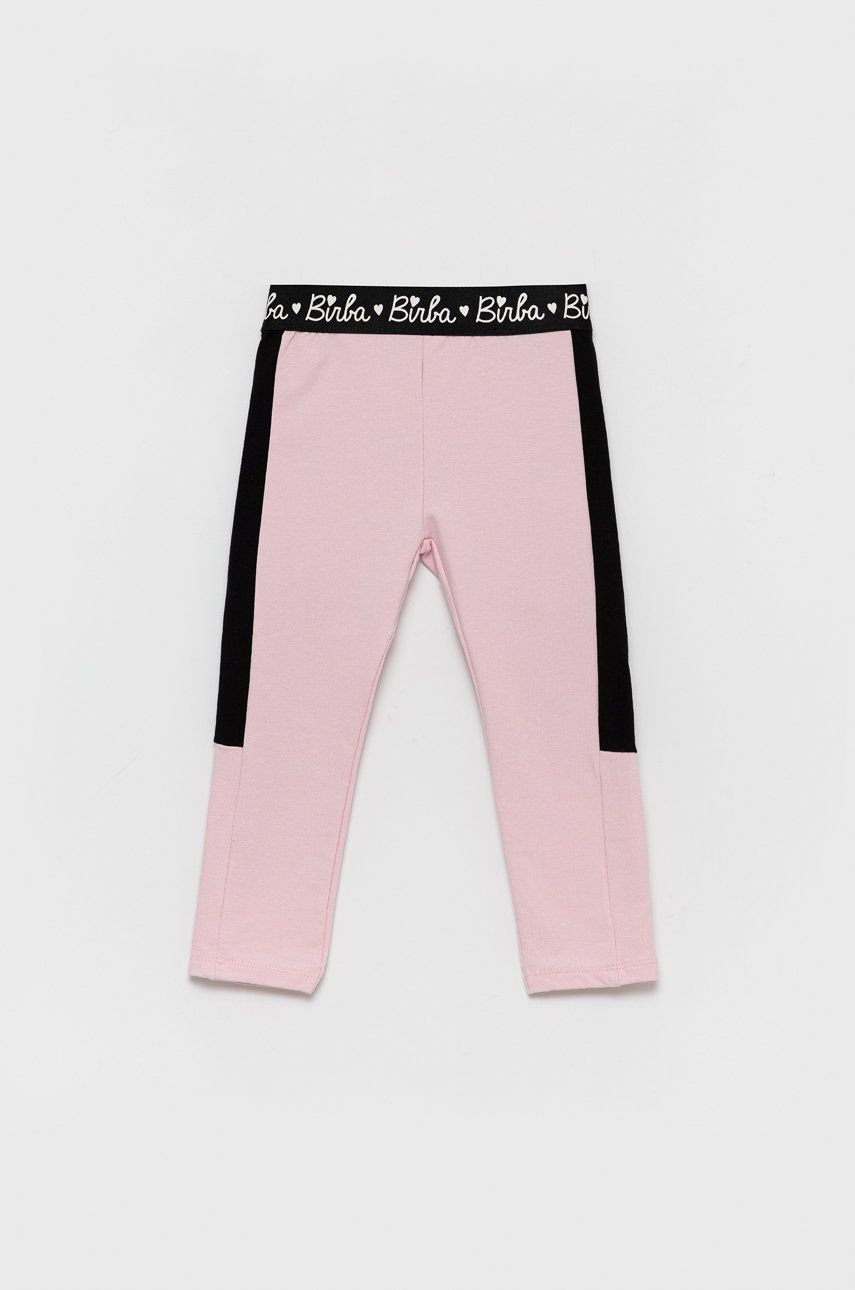 Birba&Trybeyond Leggins copii culoarea roz, cu imprimeu 2022 ❤️ Pret Super answear imagine noua 2022