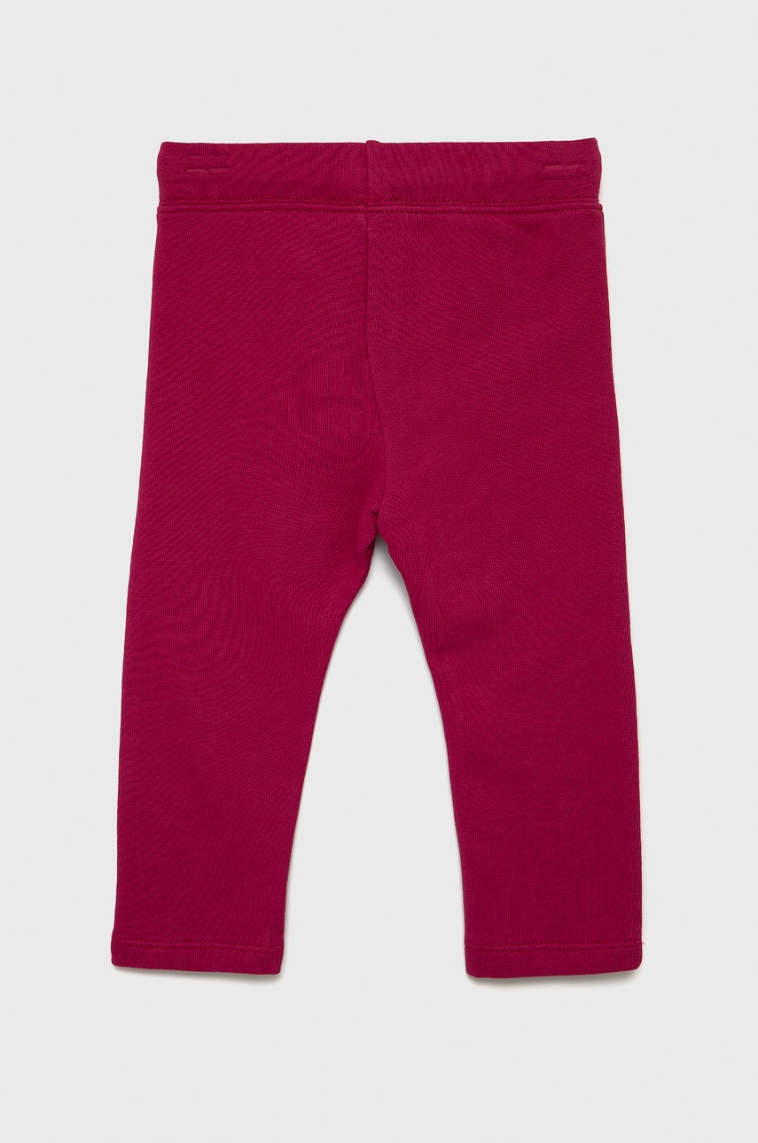 

Детские брюки United Colors of Benetton цвет фиолетовый гладкие