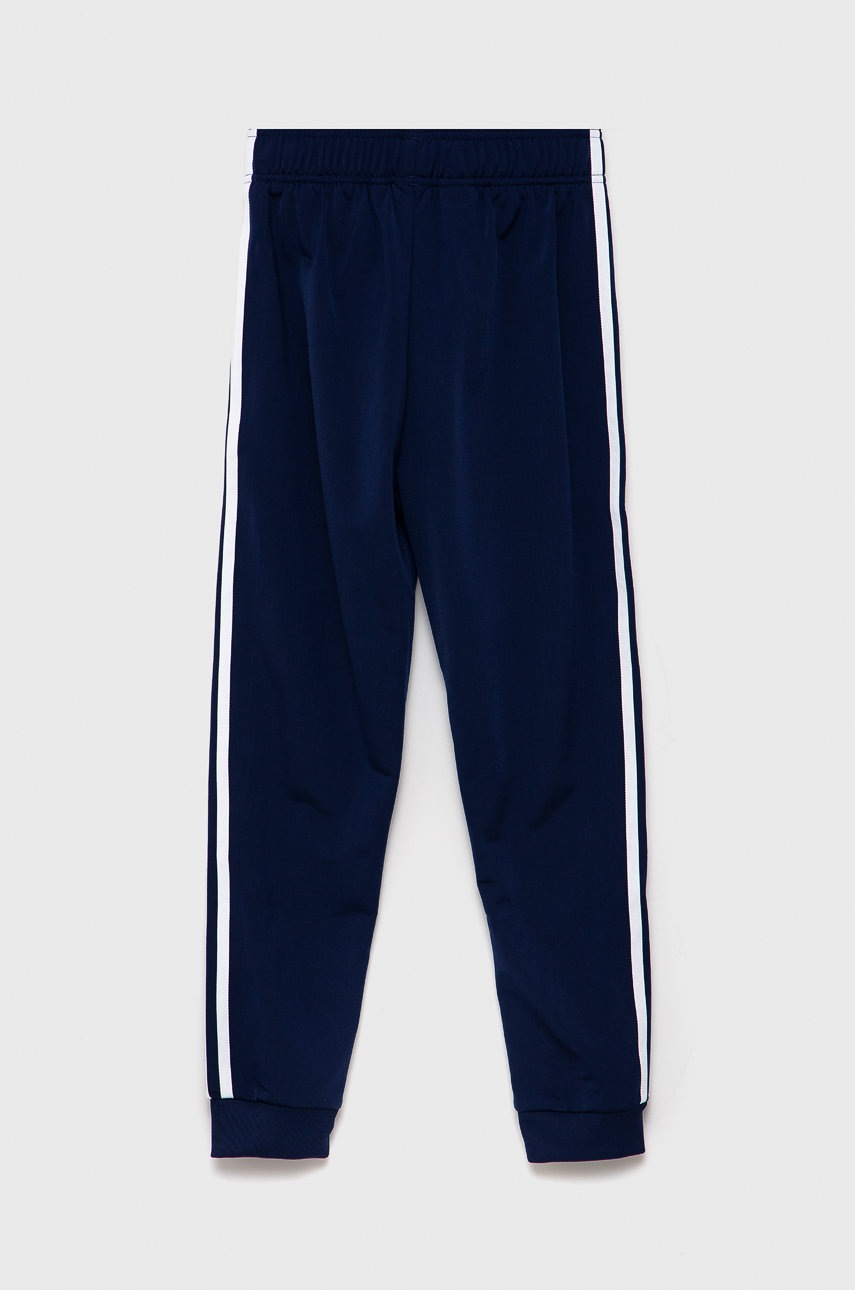 

Дитячі штани adidas Originals колір синій з аплікацією