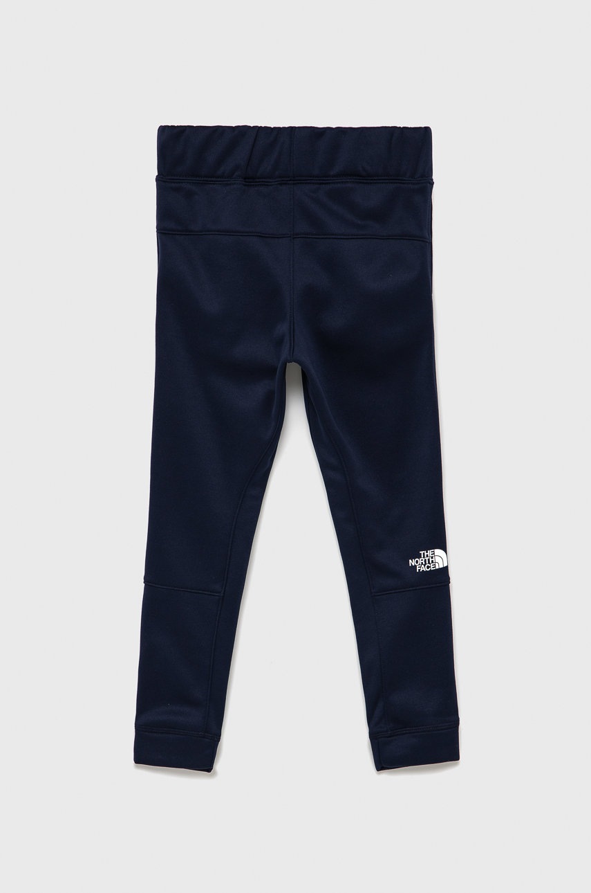 

Дитячі штани The North Face колір синій гладке