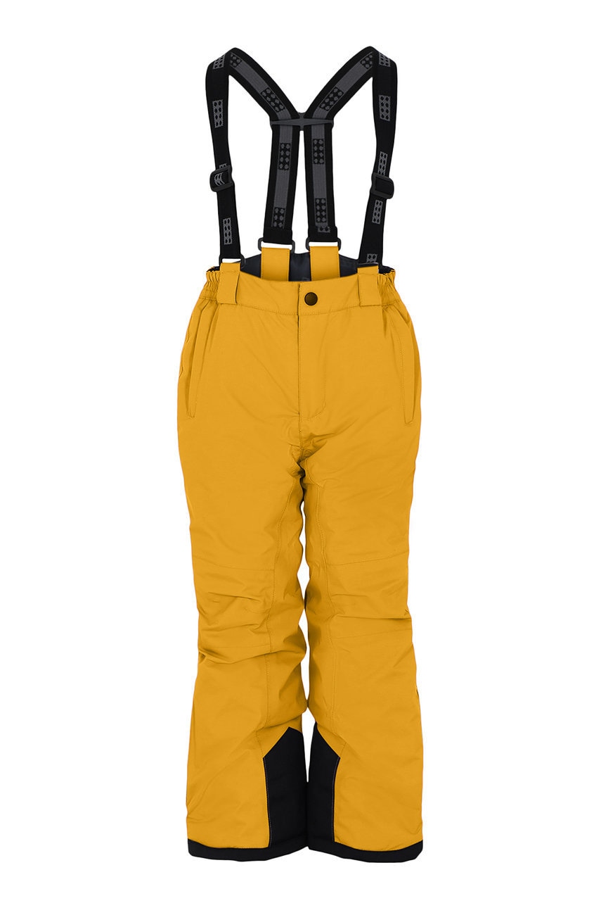 Lego wear pantaloni copii culoarea maro