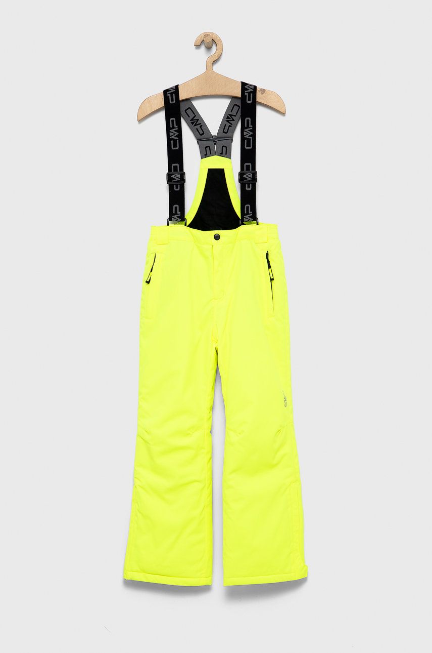 Dětské kalhoty CMP žlutá barva - žlutá -  Podšívka: 100% Polyester Výplň: 100% Polyester