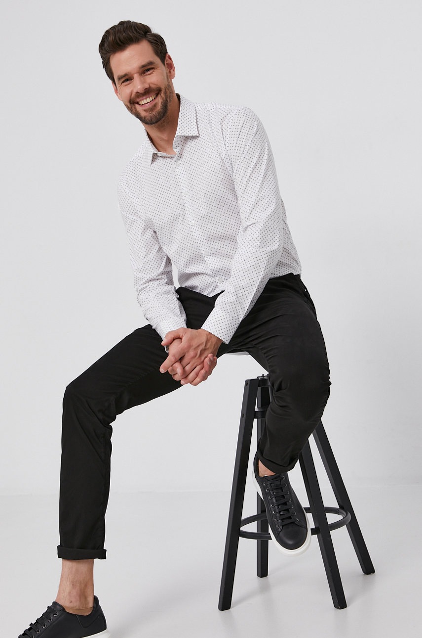 

Брюки Guess мужские цвет чёрный фасон chinos