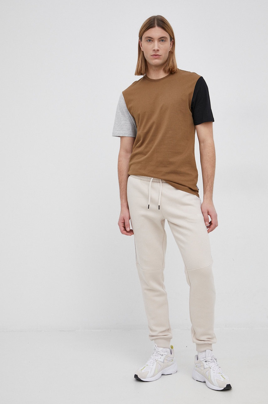 

Штани Jack & Jones чоловічі колір кремовий гладке