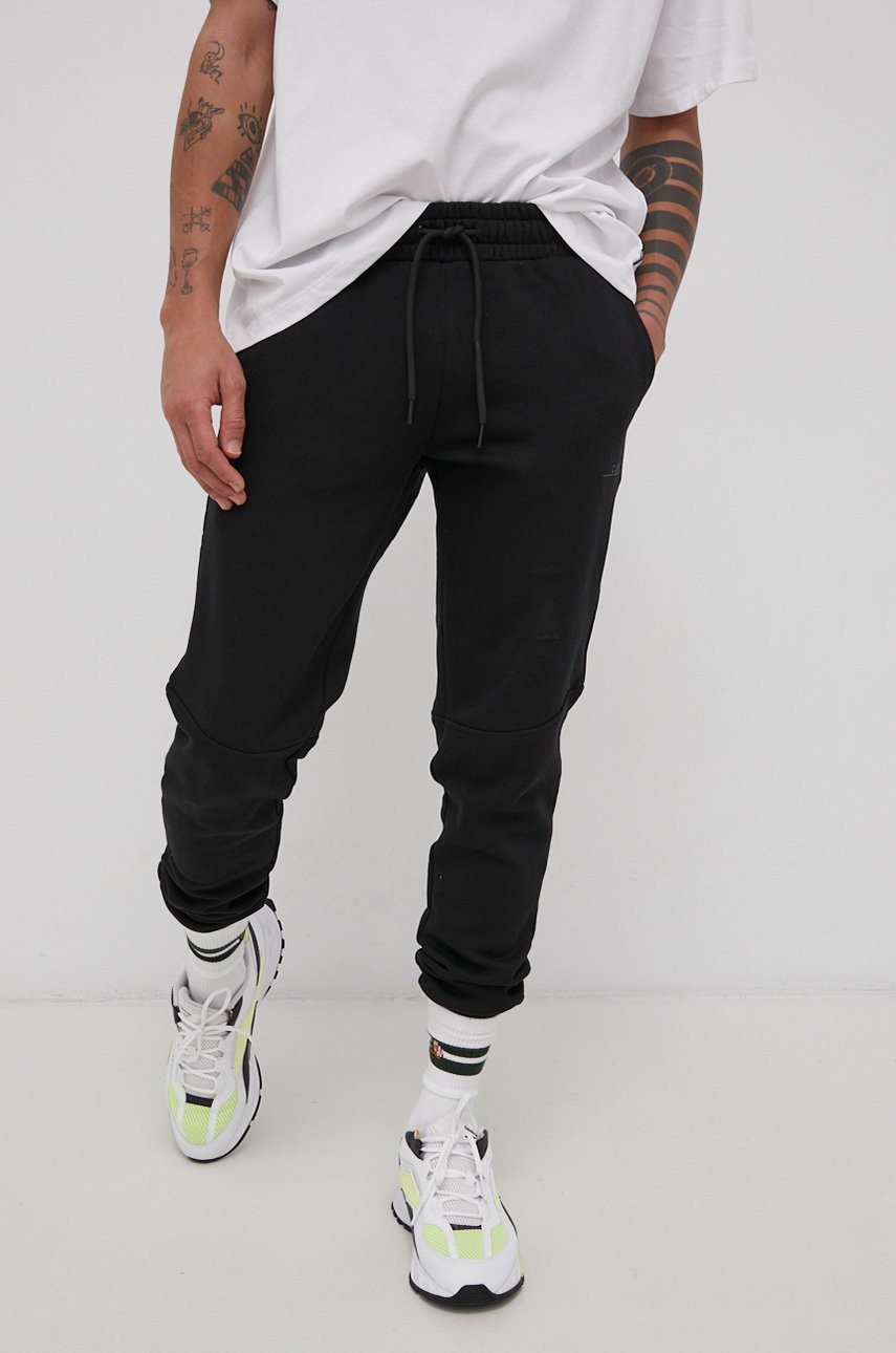 

Штани Jack & Jones чоловічі колір чорний гладке