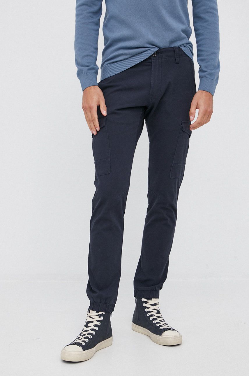Pantaloni bărbați, culoarea albastru marin, jogger answear.ro