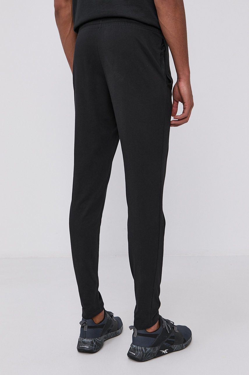 Adidas Pantaloni GK9222 Bărbați, Culoarea Negru, Material Neted