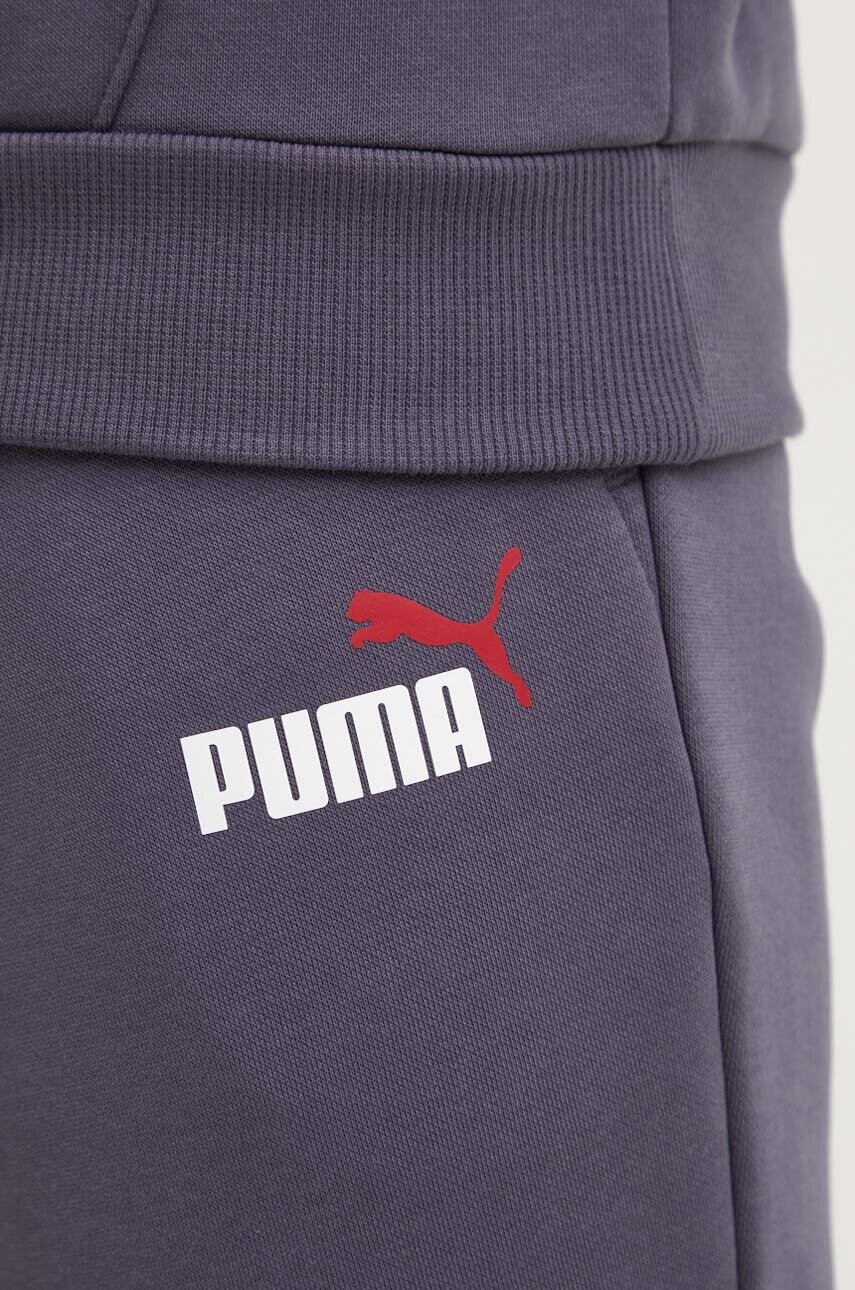 Спортивні штани Puma колір сірий однотонні 