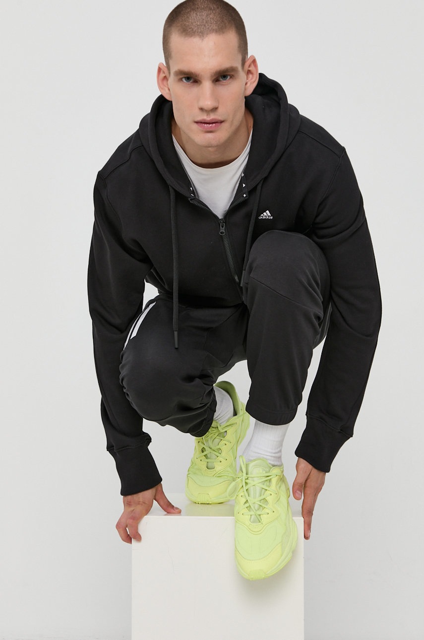 

Штани adidas Performance чоловічі колір чорний з принтом