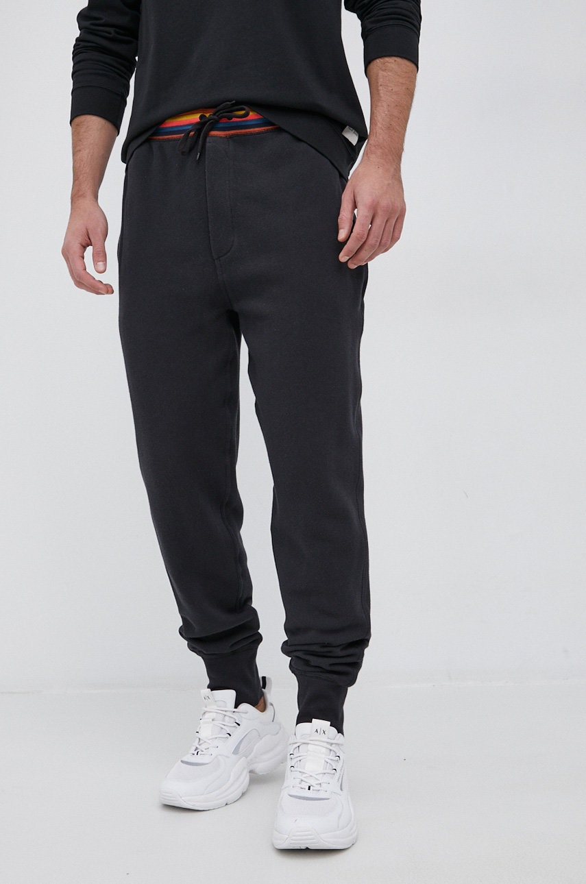 

Paul Smith - Памучен панталон, Черен