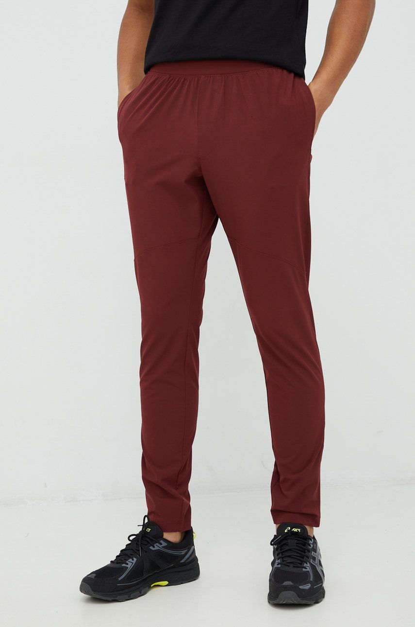 E-shop Kalhoty Under Armour pánské, hnědá barva, hladké