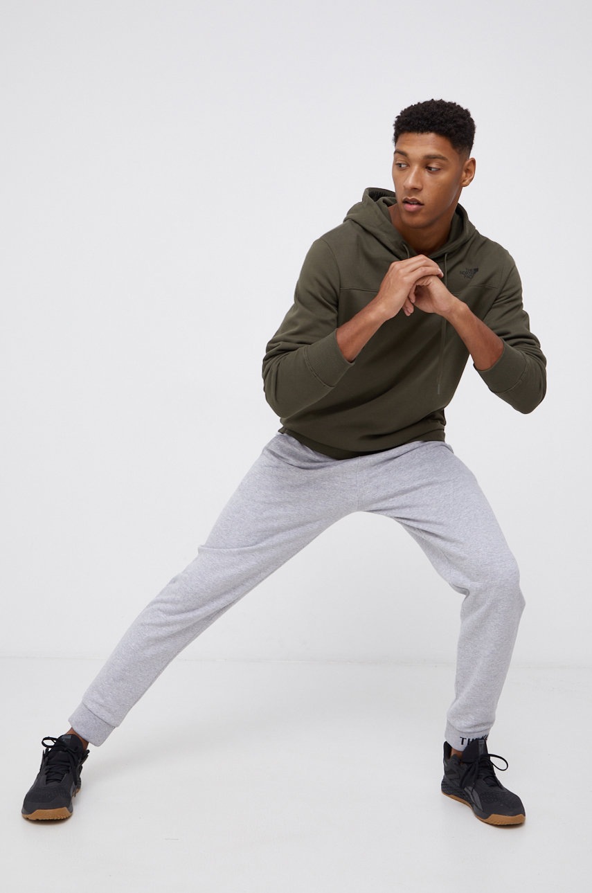 

Хлопковая кофта The North Face мужская гладкая
