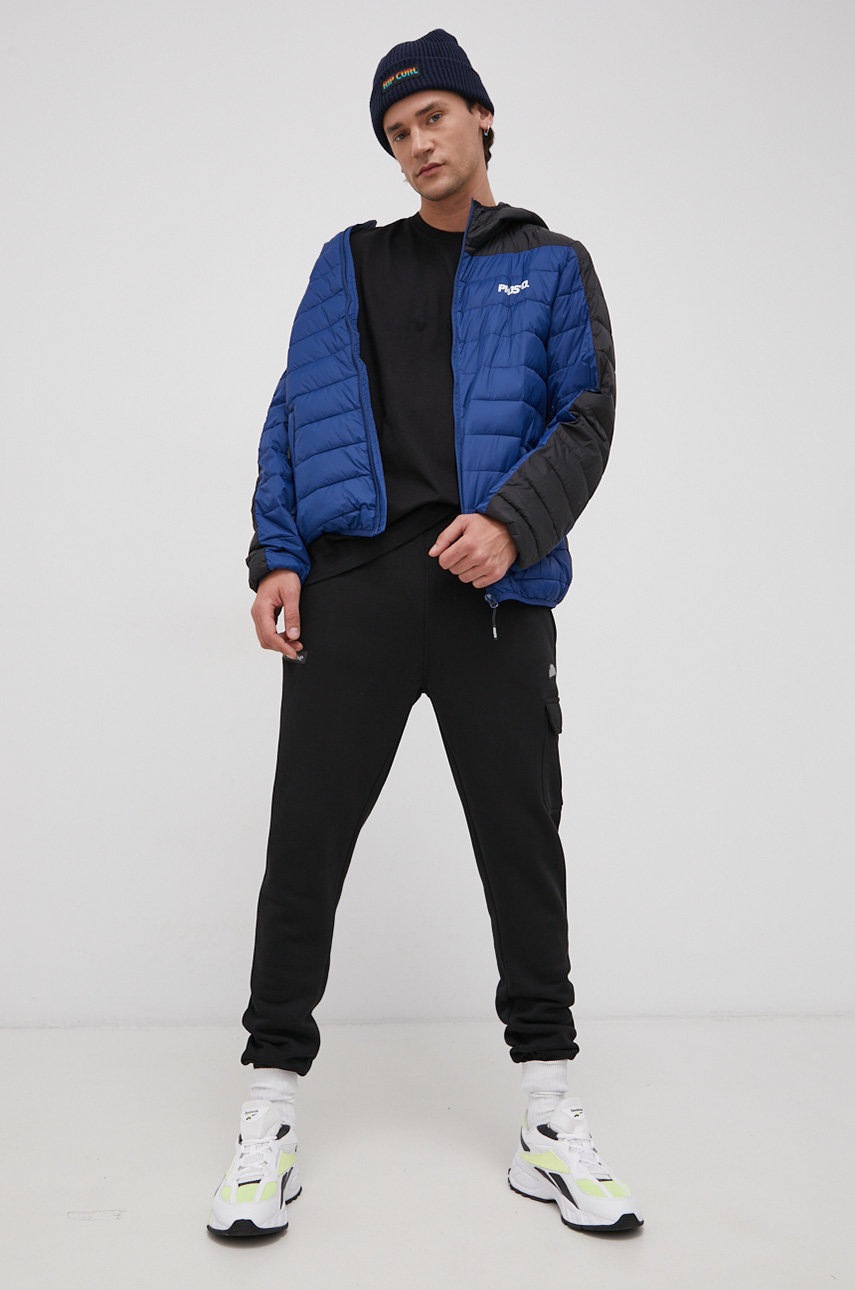 

Штани Ellesse чоловічі колір чорний гладке