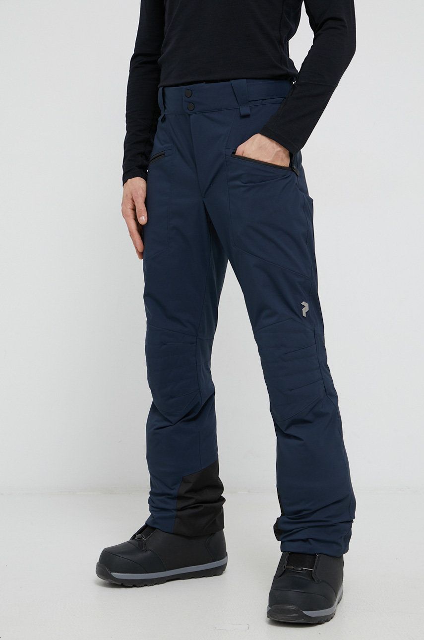 Peak Performance Pantaloni snowboard bărbați, culoarea albastru marin answear imagine noua
