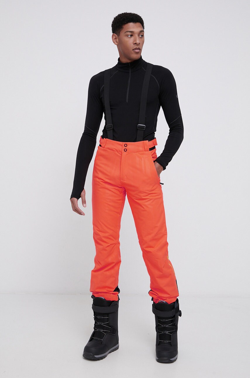 Rossignol pantaloni bărbați, culoarea portocaliu