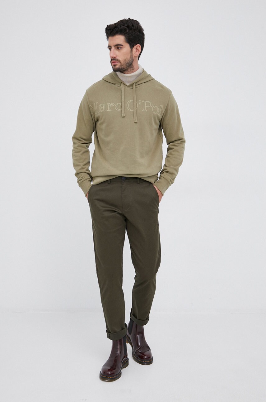 

Штани Selected Homme чоловічі колір зелений пряме