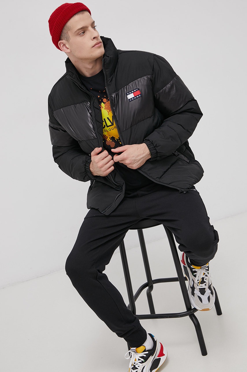 

Штани Colourwear чоловічі колір чорний гладке