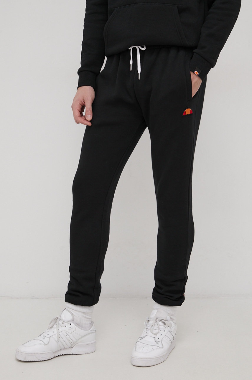 

Панталон Ellesse мъжки в черно с апликация, Черен
