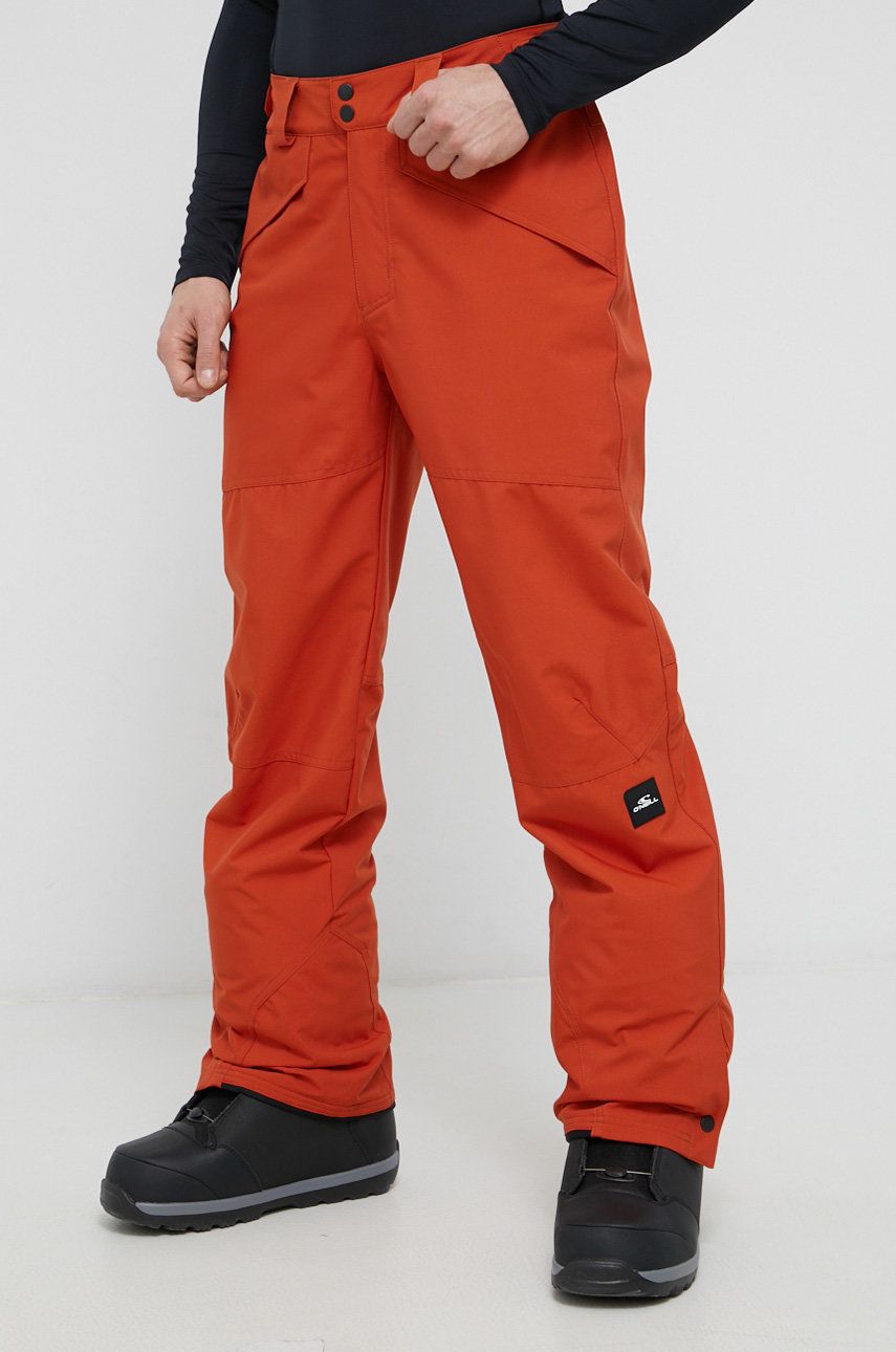 O\'Neill Pantaloni snowboard bărbați, culoarea portocaliu