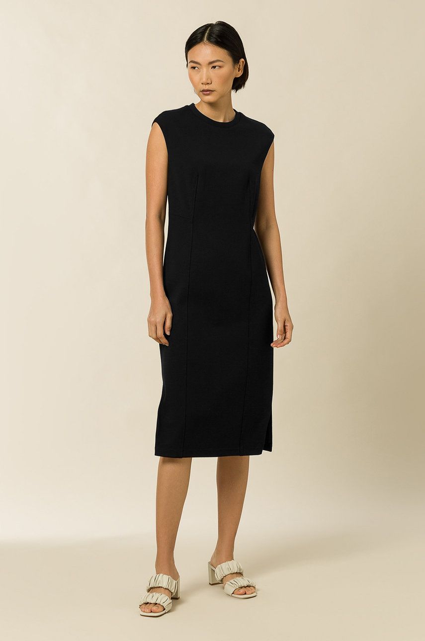 Ivy & Oak Rochie Debbie culoarea negru, mini, model drept answear.ro imagine megaplaza.ro