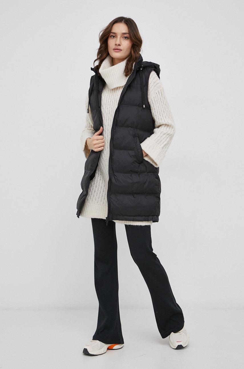 

Платье с примесью шерсти Only цвет кремовый mini oversize